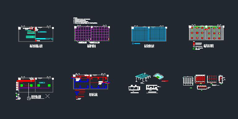 弱电机房设计图纸，新手可以参考，不是很完整。