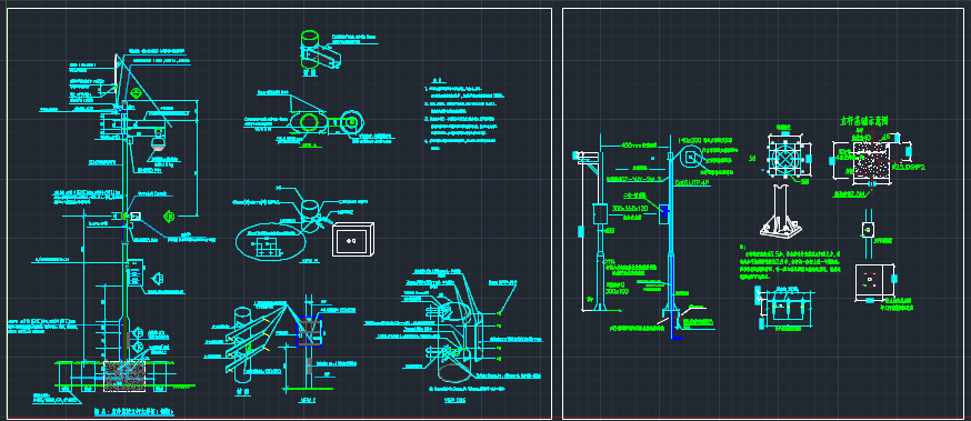 最详细的监控立杆安装大样图