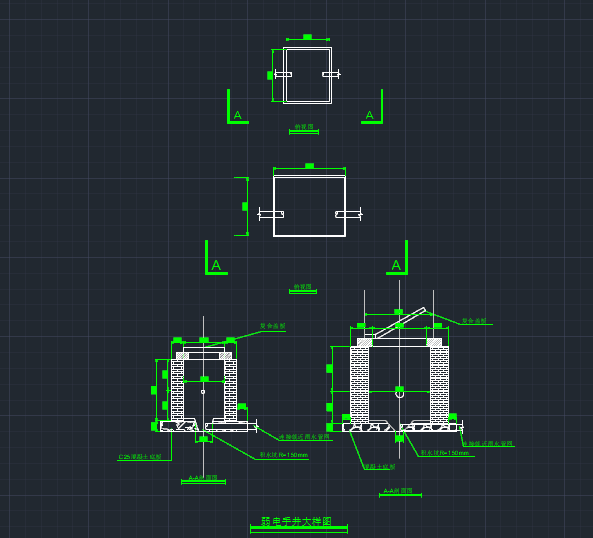 弱电手孔井大样图