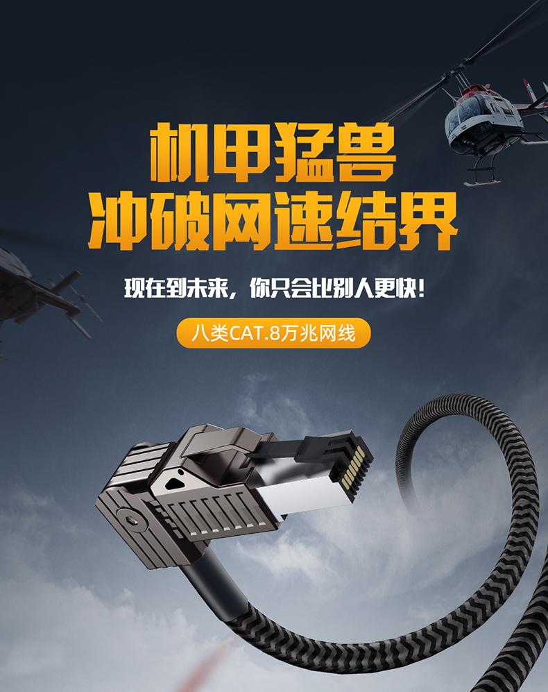 国货CAT8，最大传输速率40Gbps