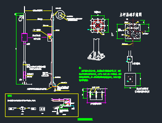 重复发了好几次的监控立杆大样图
