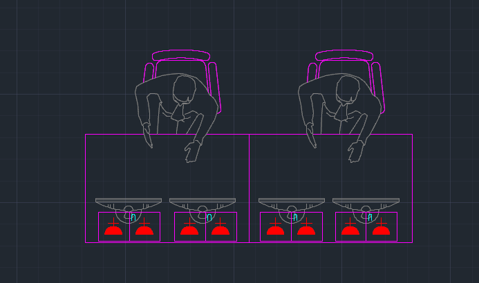 操作台大样示意图