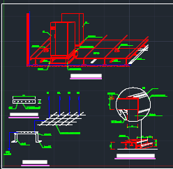 弱电机房装修大样图。