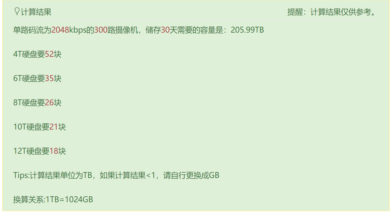 安防计算器预告